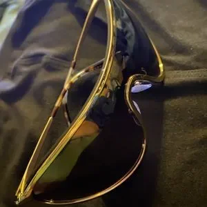 New PRADA Sunglasses Gold Metal 3D Logo Aviator Cat Eye Womens PRD50S ZVN70B Prada | Accessories | New Prada Sunglasses Gold Metal 3d  main image 4